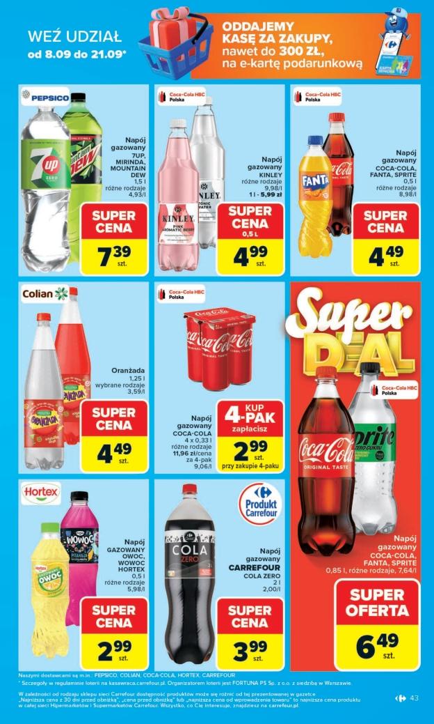 Gazetka promocyjna Carrefour do 14/09/2025 str.43