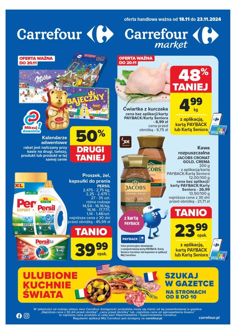 Gazetka promocyjna Carrefour do 23/11/2024 str.1