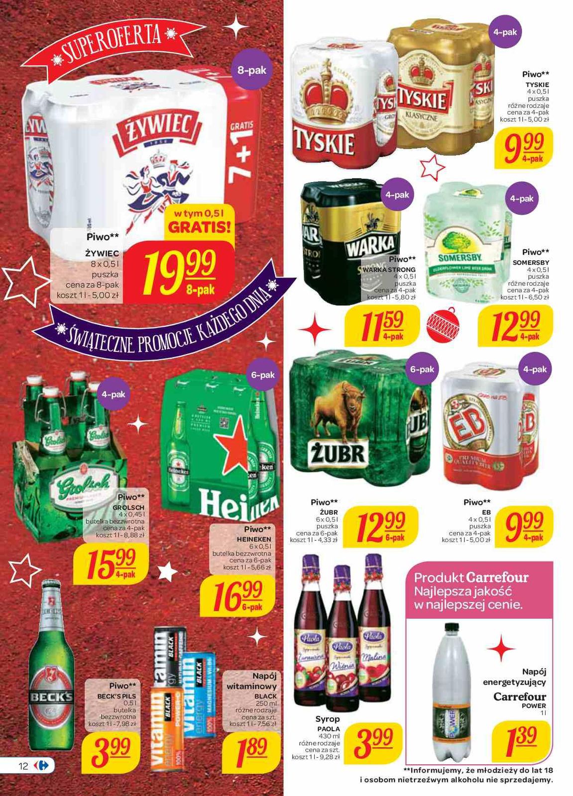 Gazetka promocyjna Carrefour do 24/12/2015 str.12