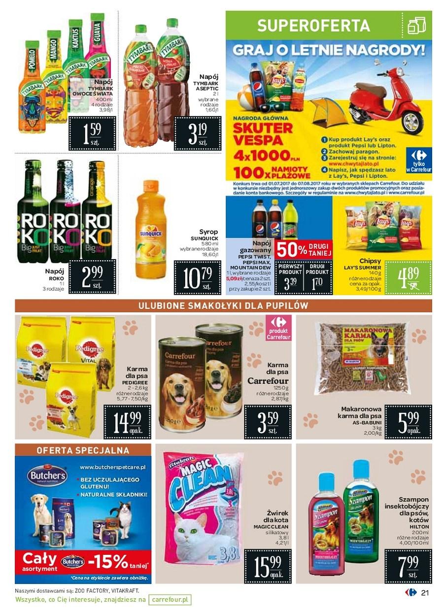 Gazetka promocyjna Carrefour do 07/08/2017 str.21