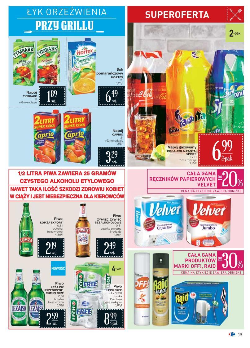 Gazetka promocyjna Carrefour do 22/08/2016 str.13