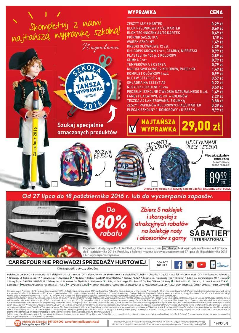 Gazetka promocyjna Carrefour do 22/08/2016 str.20