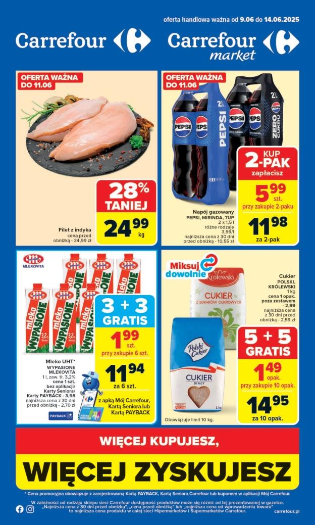 Gazetka promocyjna Carrefour do 14/06/2025 str.1