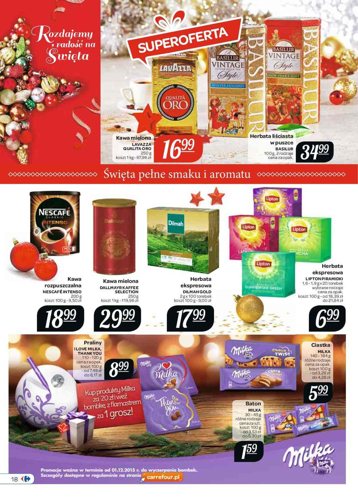 Gazetka promocyjna Carrefour do 24/12/2015 str.18