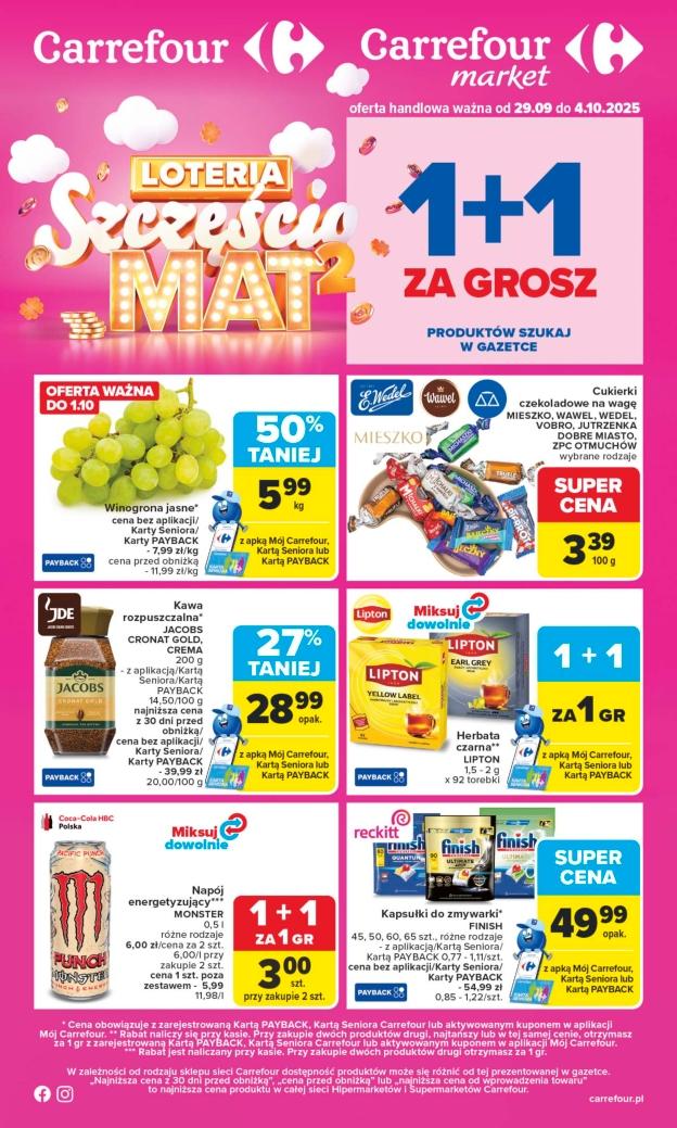Gazetka promocyjna Carrefour do 04/10/2025 str.1