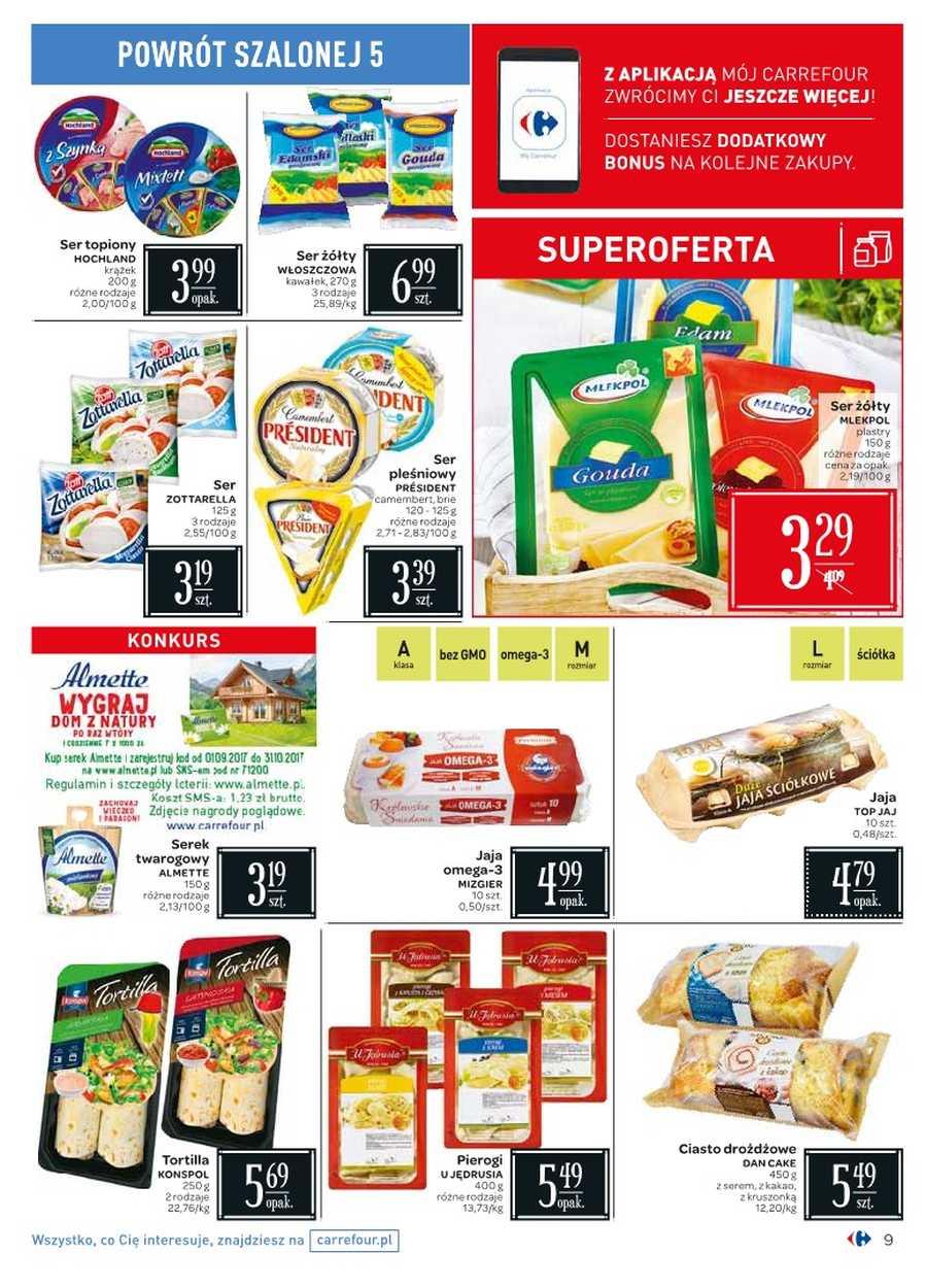 Gazetka promocyjna Carrefour do 09/10/2017 str.9