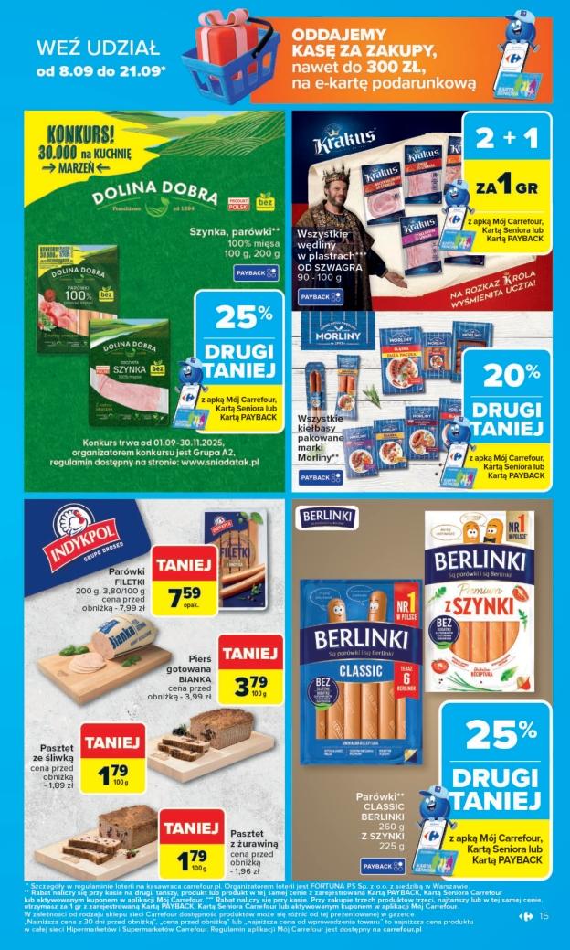 Gazetka promocyjna Carrefour do 14/09/2025 str.15