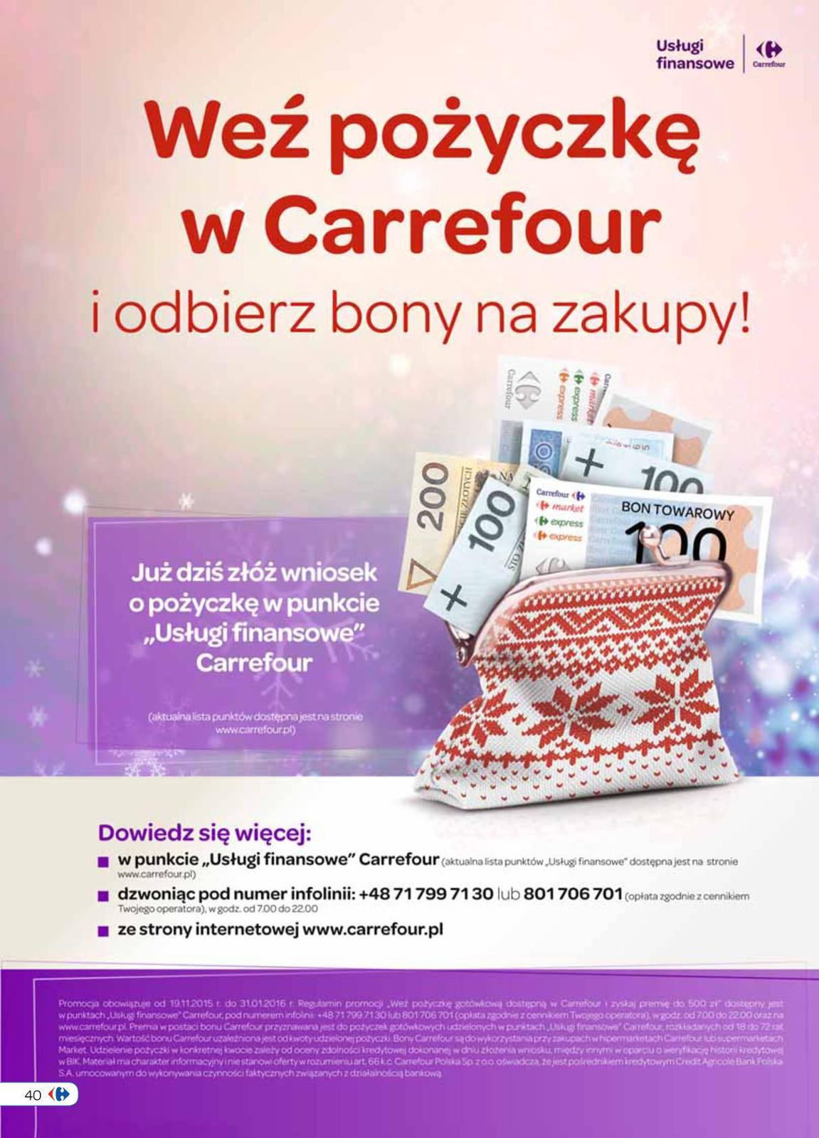 Gazetka promocyjna Carrefour do 12/01/2016 str.40