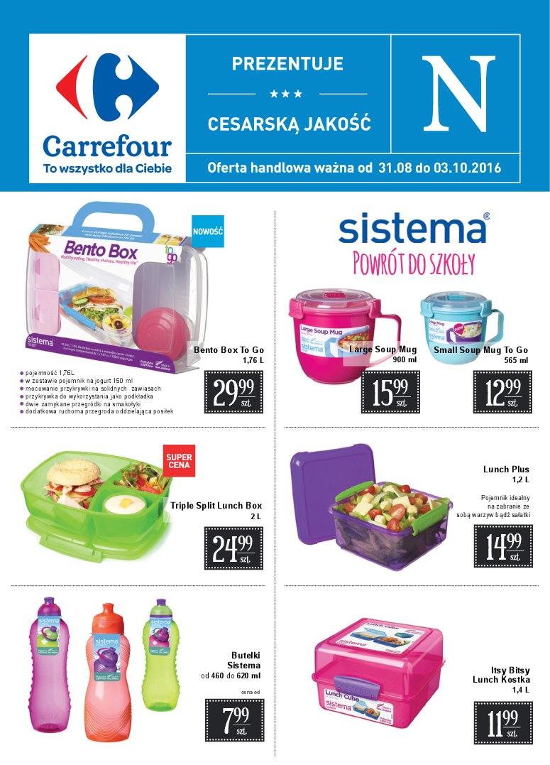 Gazetka promocyjna Carrefour do 03/09/2016 str.0