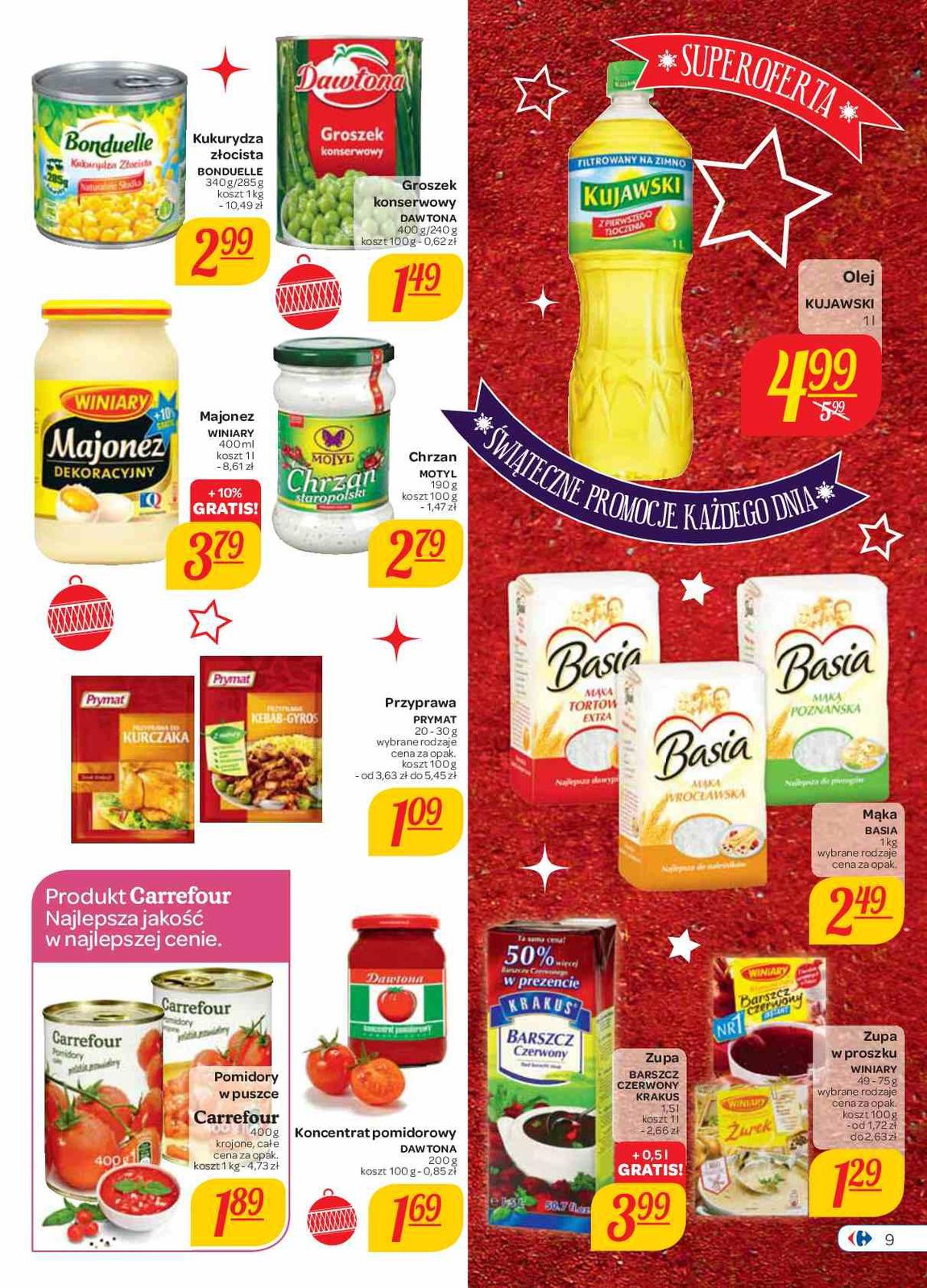 Gazetka promocyjna Carrefour do 24/12/2015 str.9