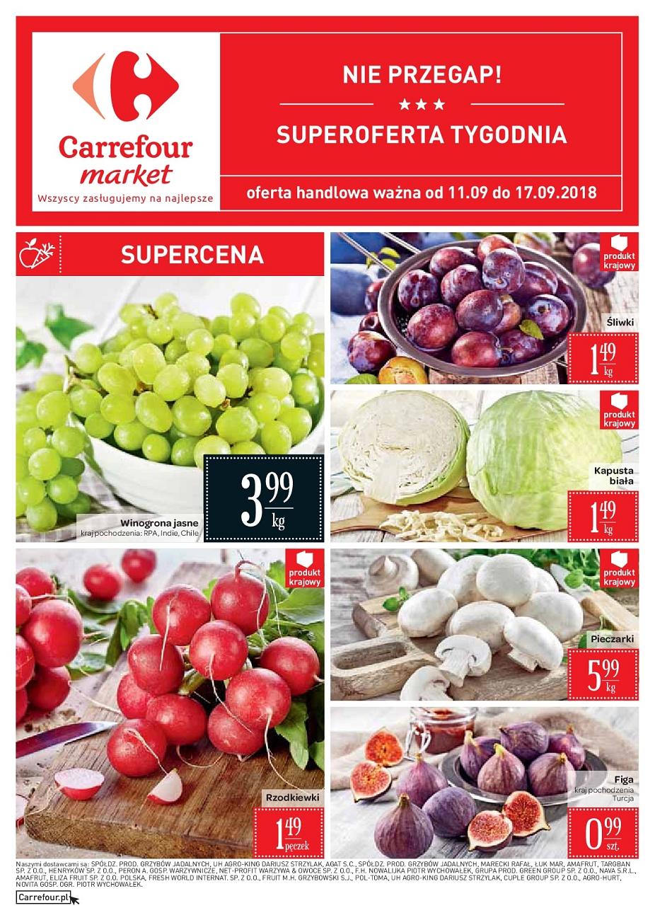 Gazetka promocyjna Carrefour Market do 17/09/2018 str.0