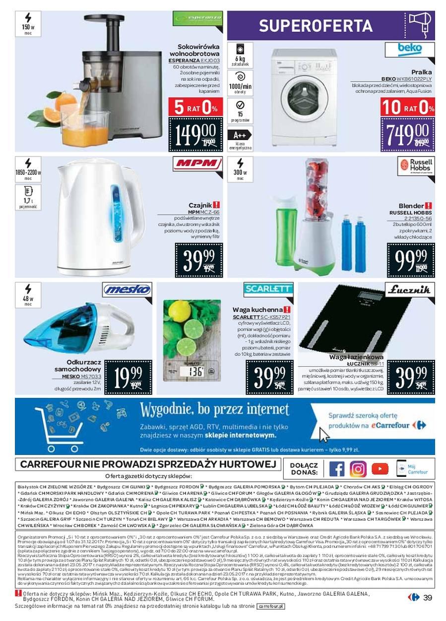 Gazetka promocyjna Carrefour do 24/07/2017 str.39