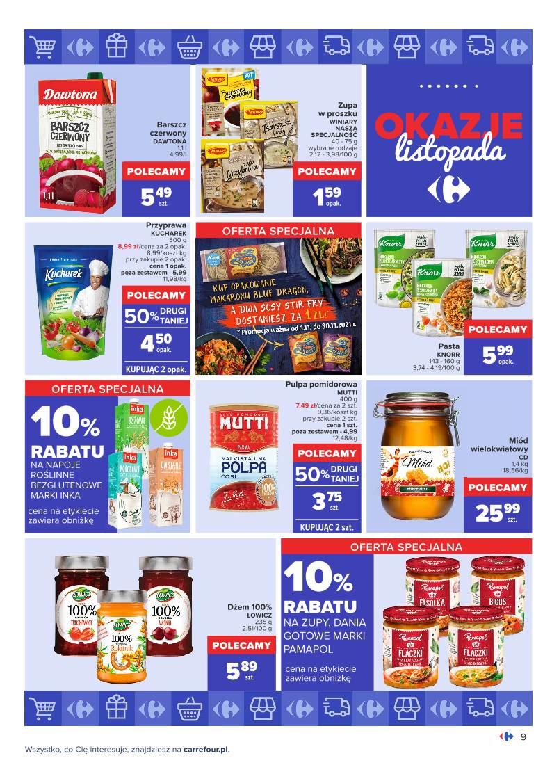 Gazetka promocyjna Carrefour do 30/11/2021 str.9