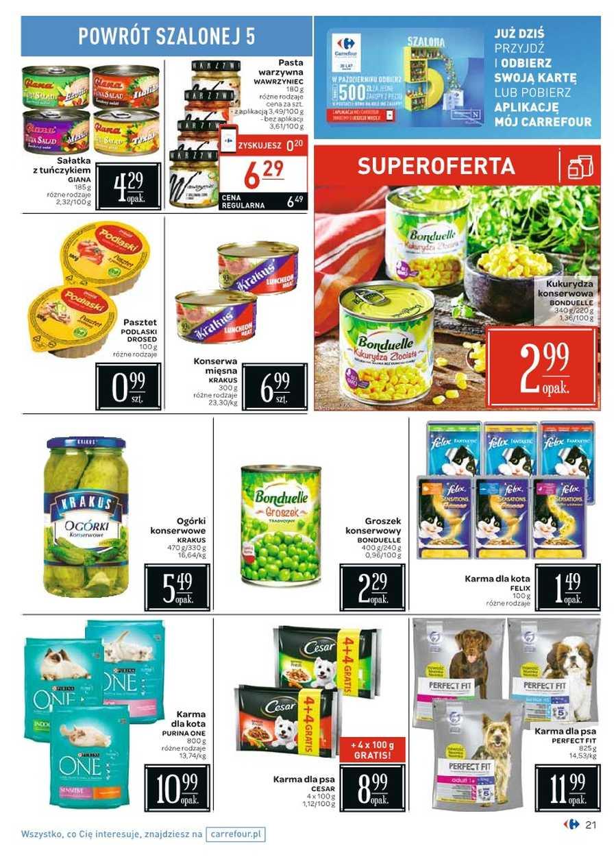 Gazetka promocyjna Carrefour do 09/10/2017 str.21