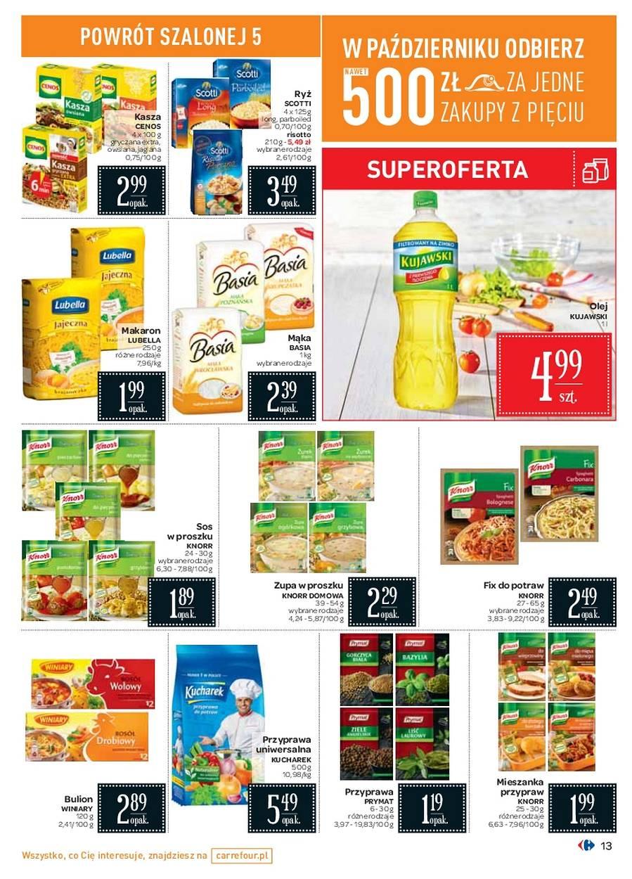 Gazetka promocyjna Carrefour do 16/10/2017 str.13