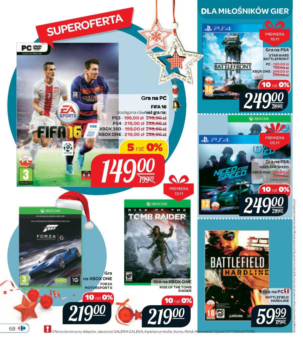 Gazetka promocyjna Carrefour do 24/12/2015 str.68