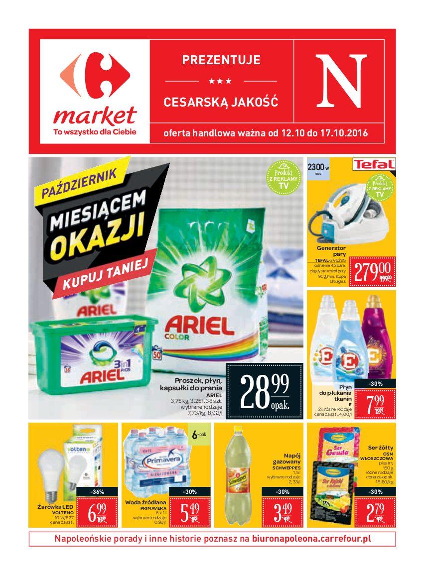 Gazetka promocyjna Carrefour Market do 17/10/2016 str.0