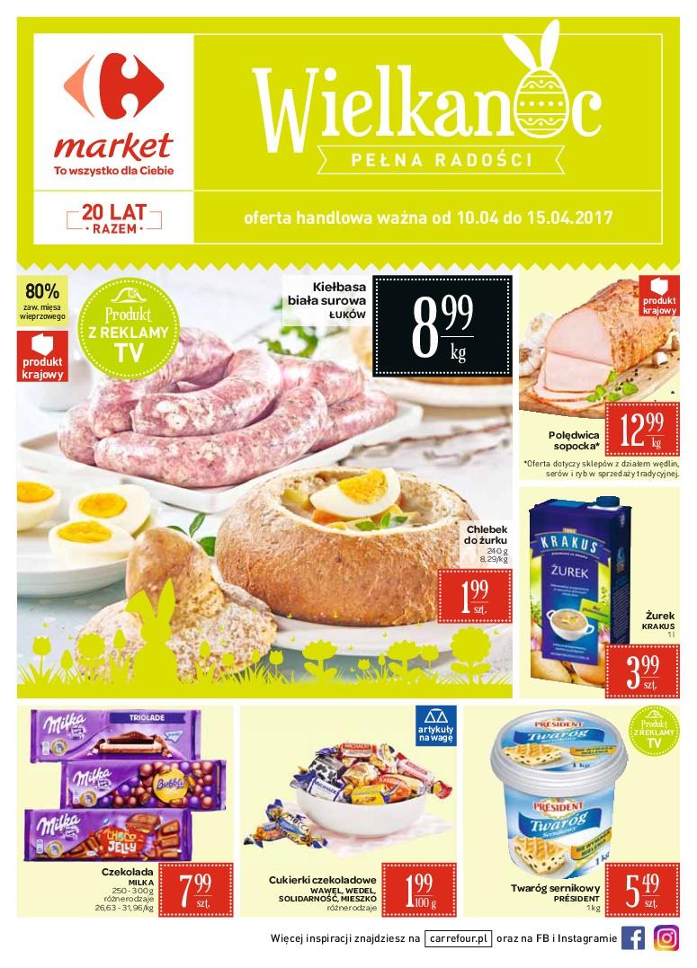 Gazetka promocyjna Carrefour Market do 15/04/2017 str.0
