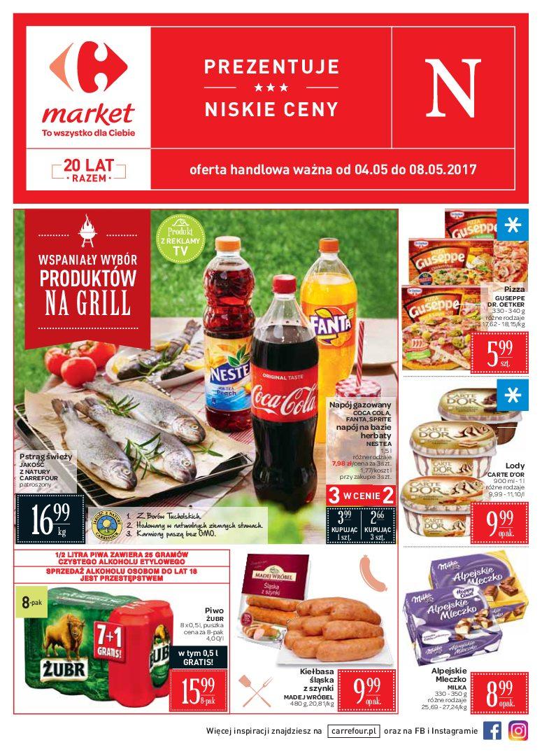Gazetka promocyjna Carrefour Market do 08/05/2017 str.0
