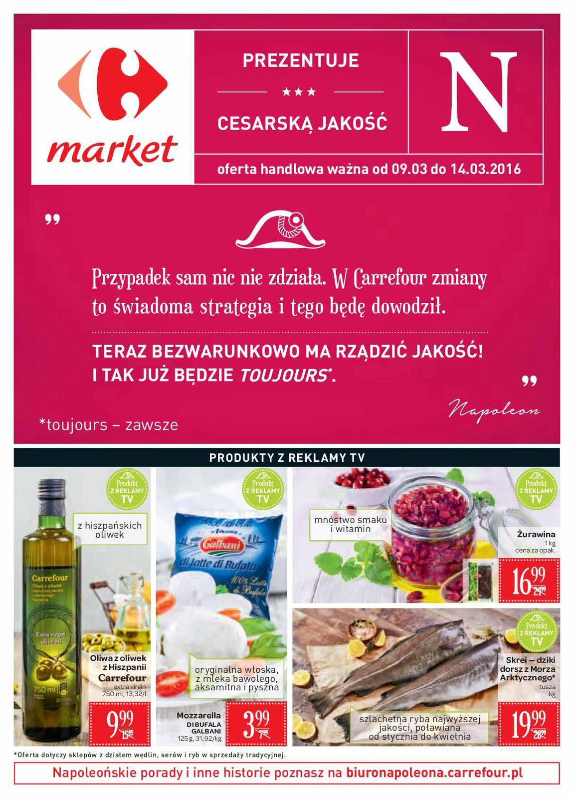 Gazetka promocyjna Carrefour Market do 14/03/2016 str.0