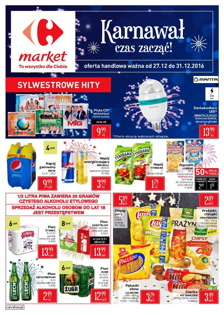 Gazetka promocyjna Carrefour Market do 31/12/2016 str.0