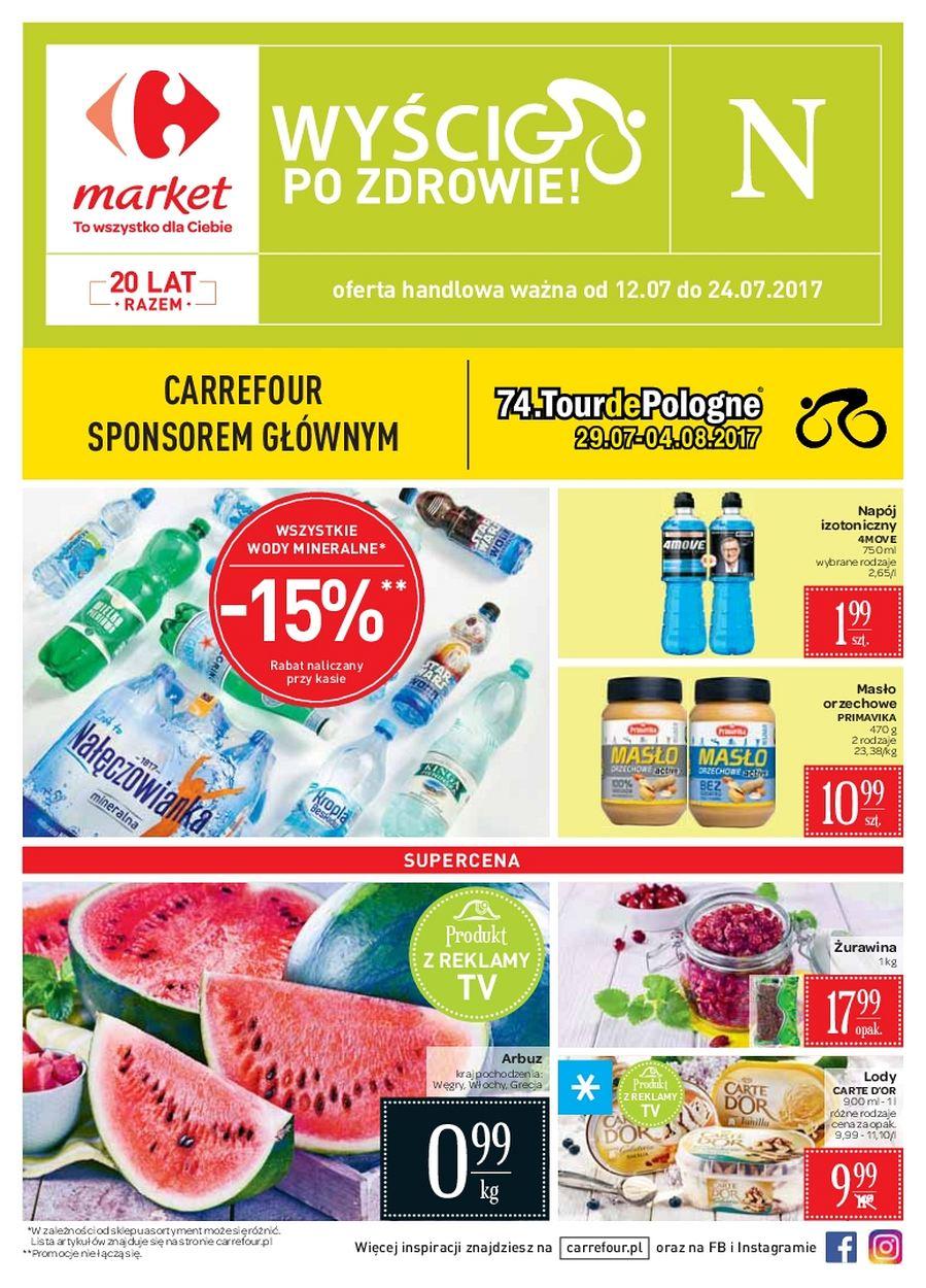 Gazetka promocyjna Carrefour Market do 24/07/2017 str.0