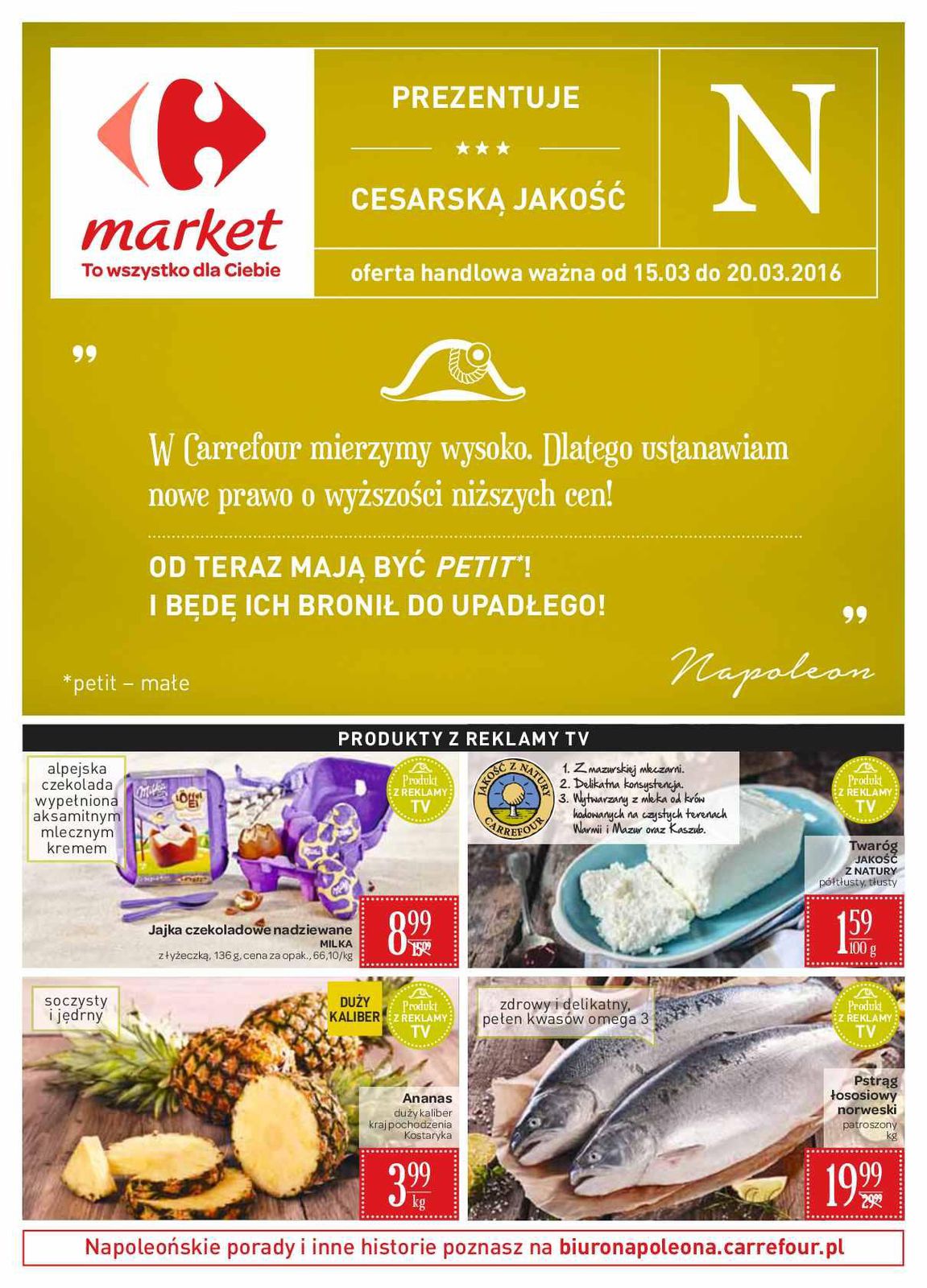Gazetka promocyjna Carrefour Market do 20/03/2016 str.0