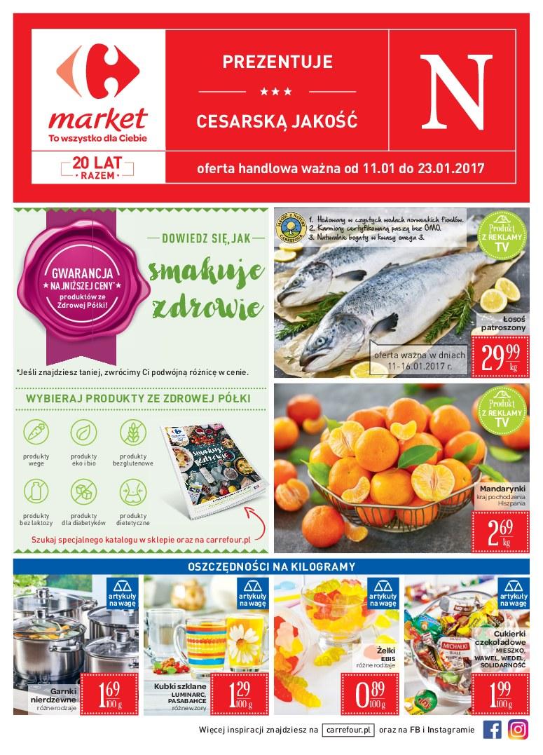Gazetka promocyjna Carrefour Market do 23/01/2017 str.0