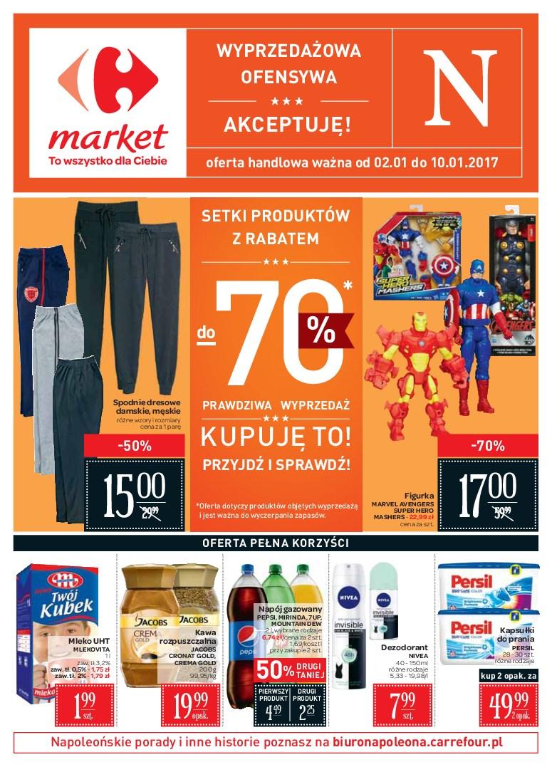 Gazetka promocyjna Carrefour Market do 10/01/2017 str.0