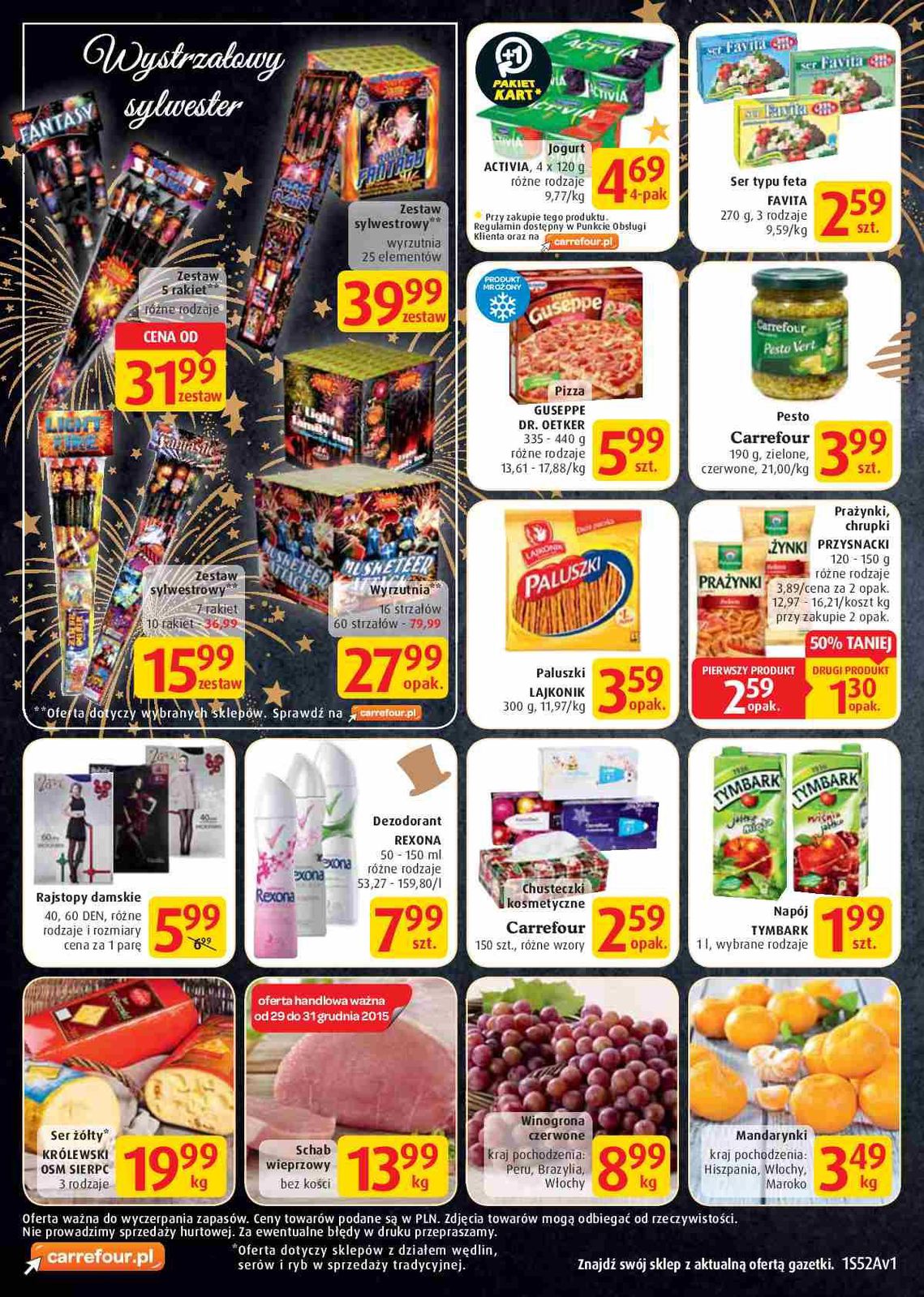 Gazetka promocyjna Carrefour Market do 31/12/2015 str.1