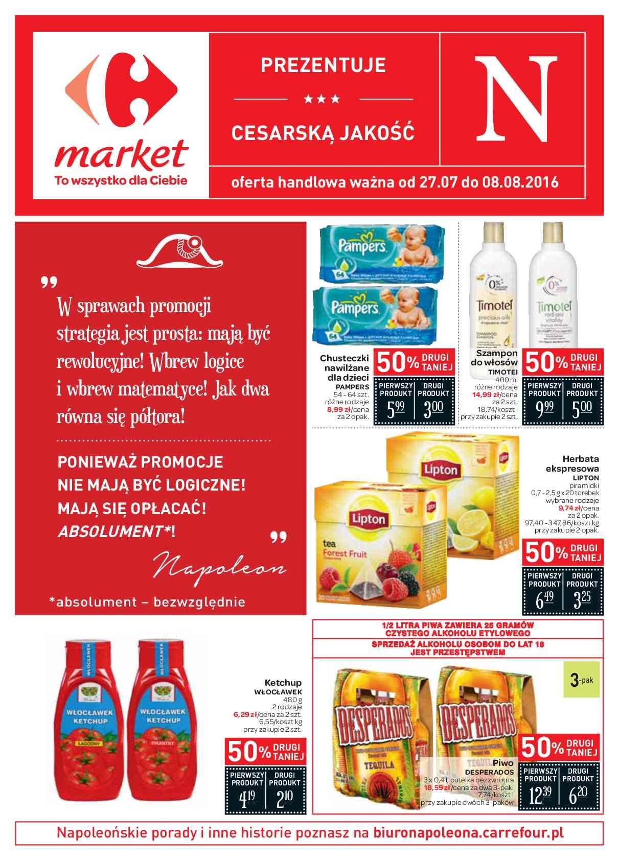 Gazetka promocyjna Carrefour Market do 08/08/2016 str.0