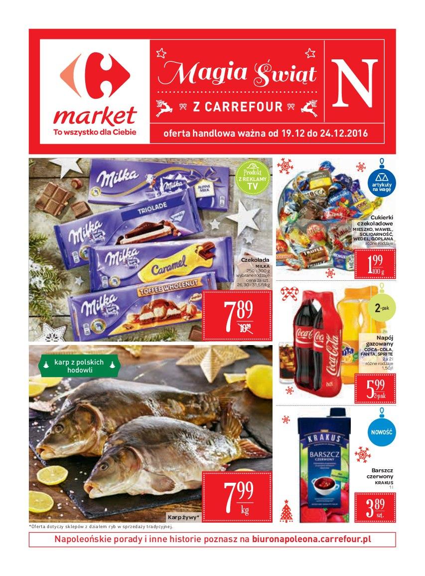 Gazetka promocyjna Carrefour Market do 24/12/2016 str.0