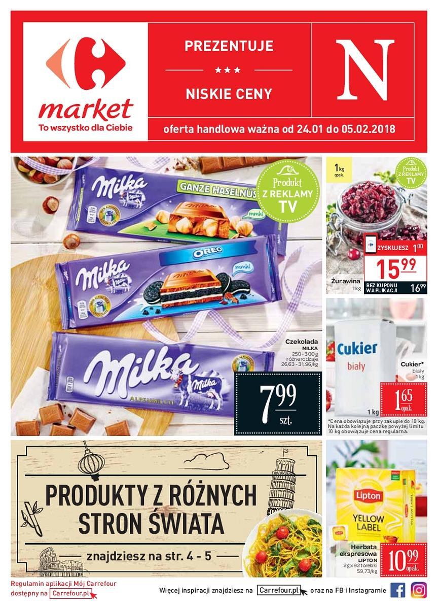 Gazetka promocyjna Carrefour Market do 05/02/2018 str.0
