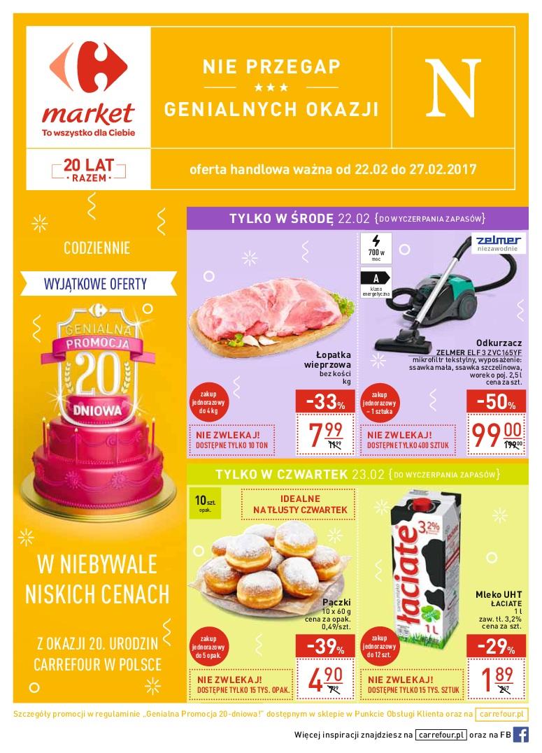 Gazetka promocyjna Carrefour Market do 27/02/2017 str.0