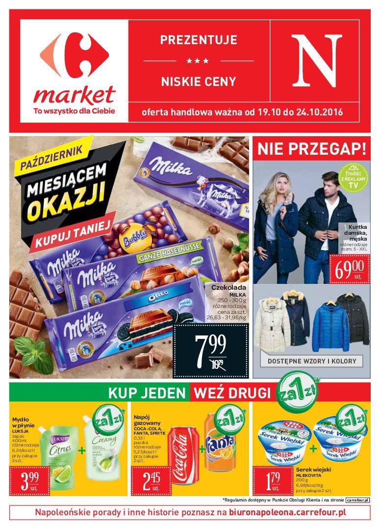 Gazetka promocyjna Carrefour Market do 24/10/2016 str.0