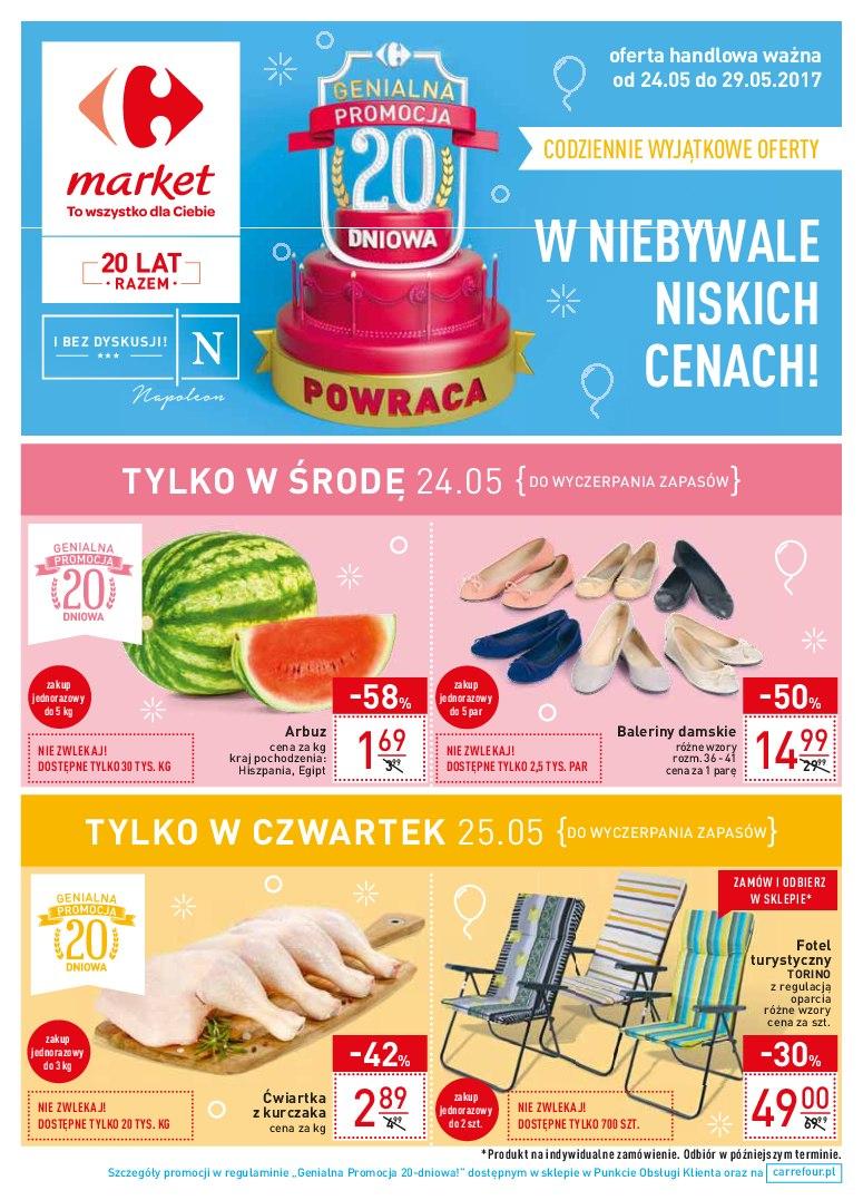 Gazetka promocyjna Carrefour Market do 29/05/2017 str.0