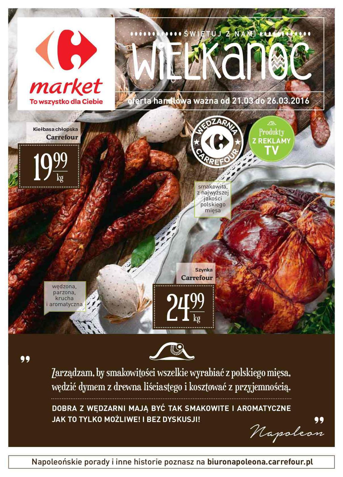 Gazetka promocyjna Carrefour Market do 26/03/2016 str.0