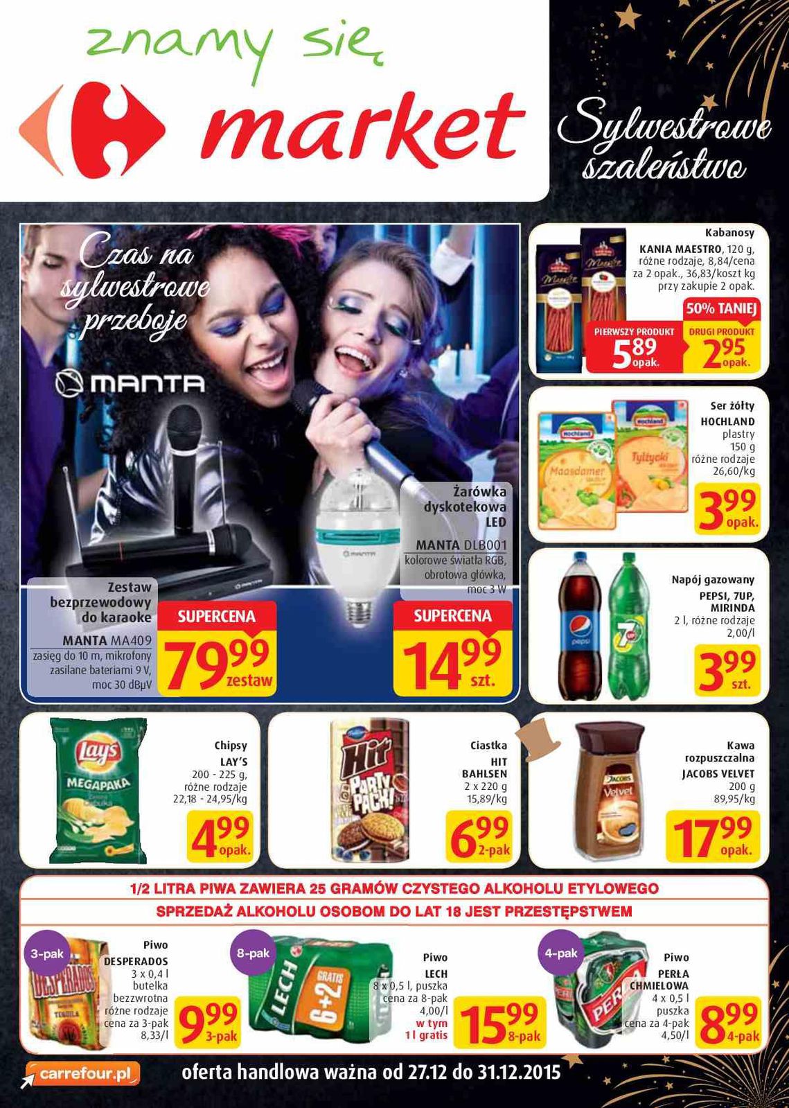 Gazetka promocyjna Carrefour Market do 31/12/2015 str.0