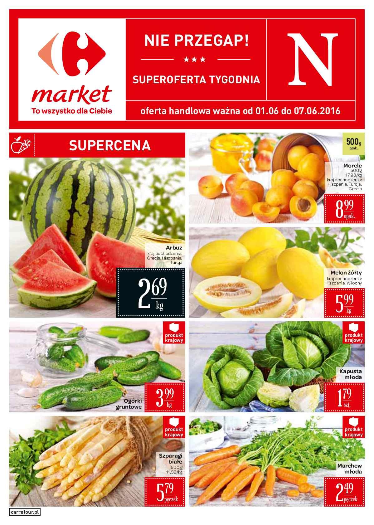 Gazetka promocyjna Carrefour Market do 07/06/2016 str.0