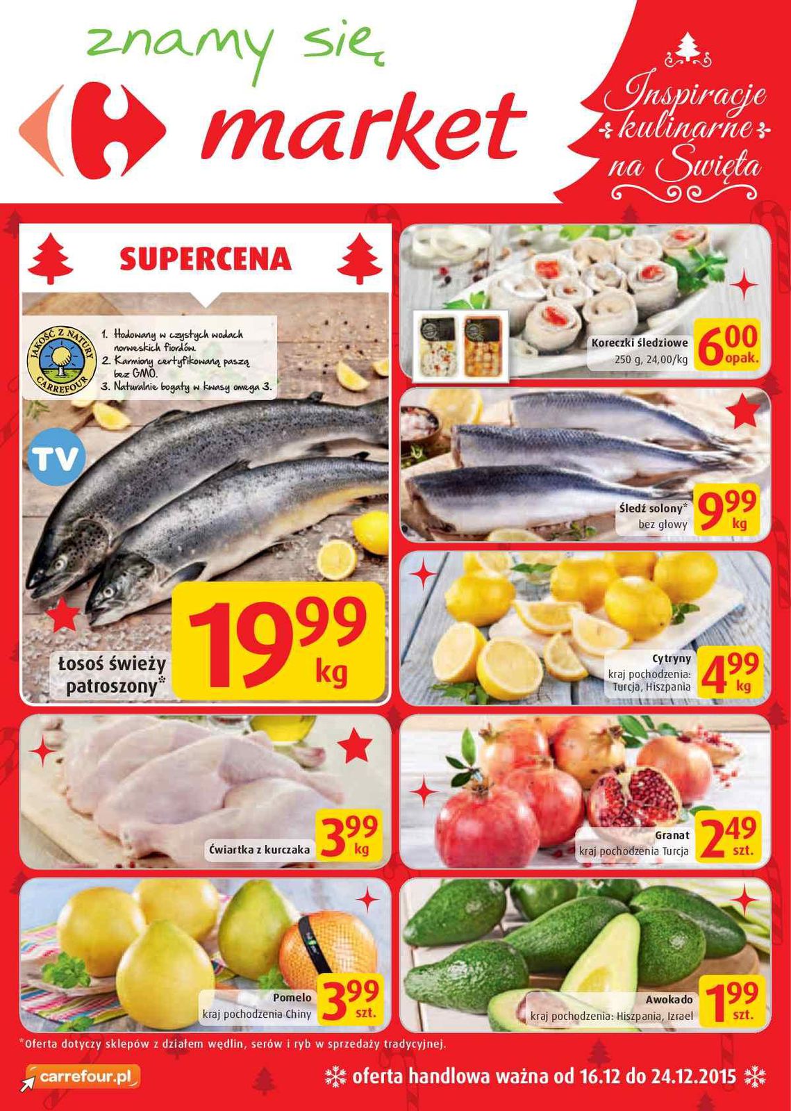 Gazetka promocyjna Carrefour Market do 24/12/2015 str.0