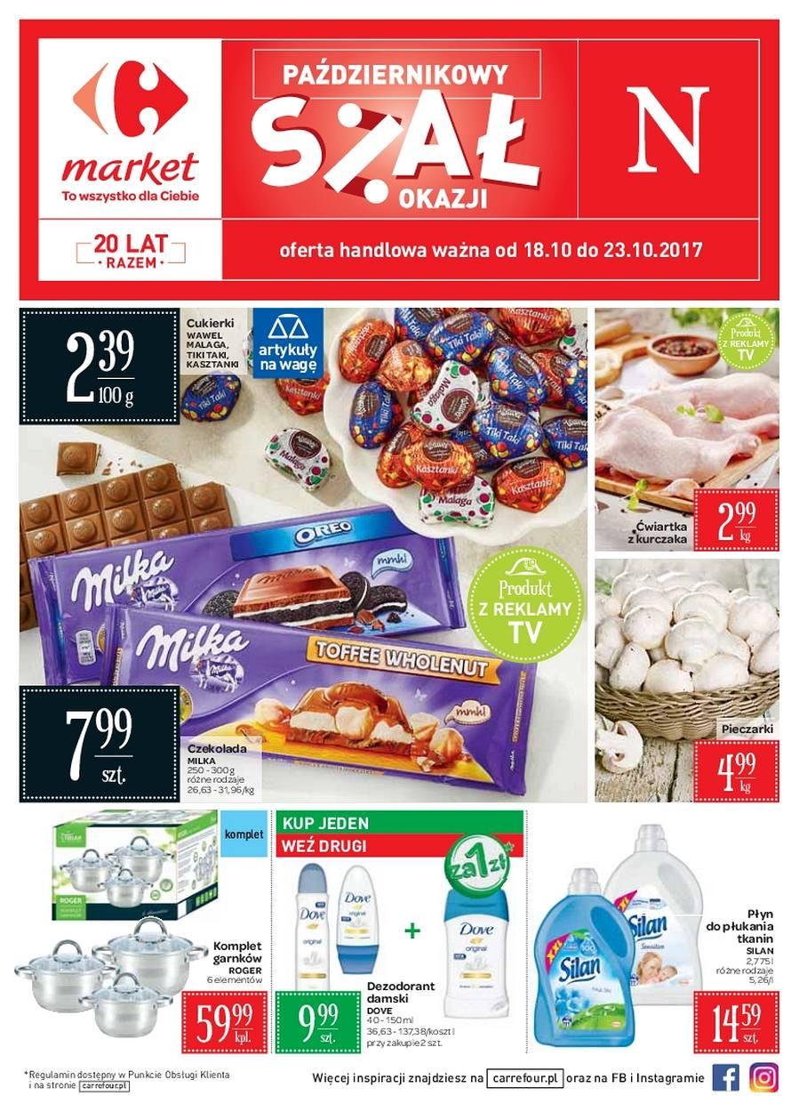 Gazetka promocyjna Carrefour Market do 23/10/2017 str.0