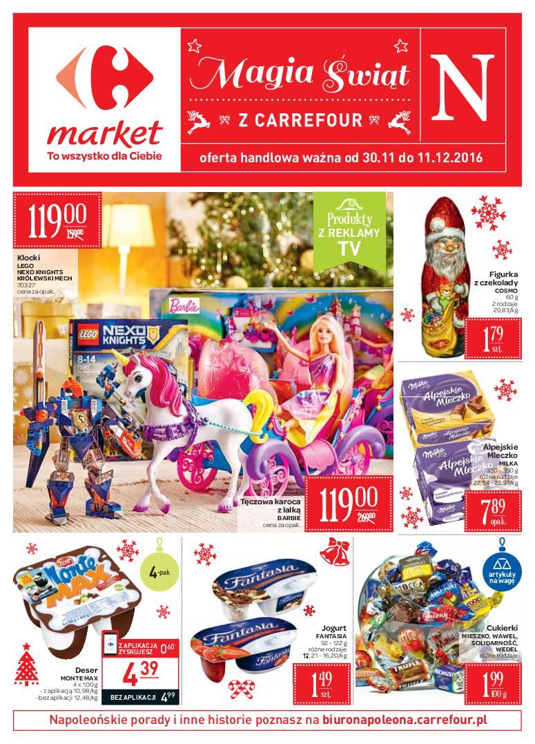 Gazetka promocyjna Carrefour Market do 11/12/2016 str.0