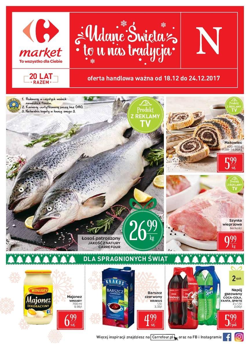 Gazetka promocyjna Carrefour Market do 24/12/2017 str.0
