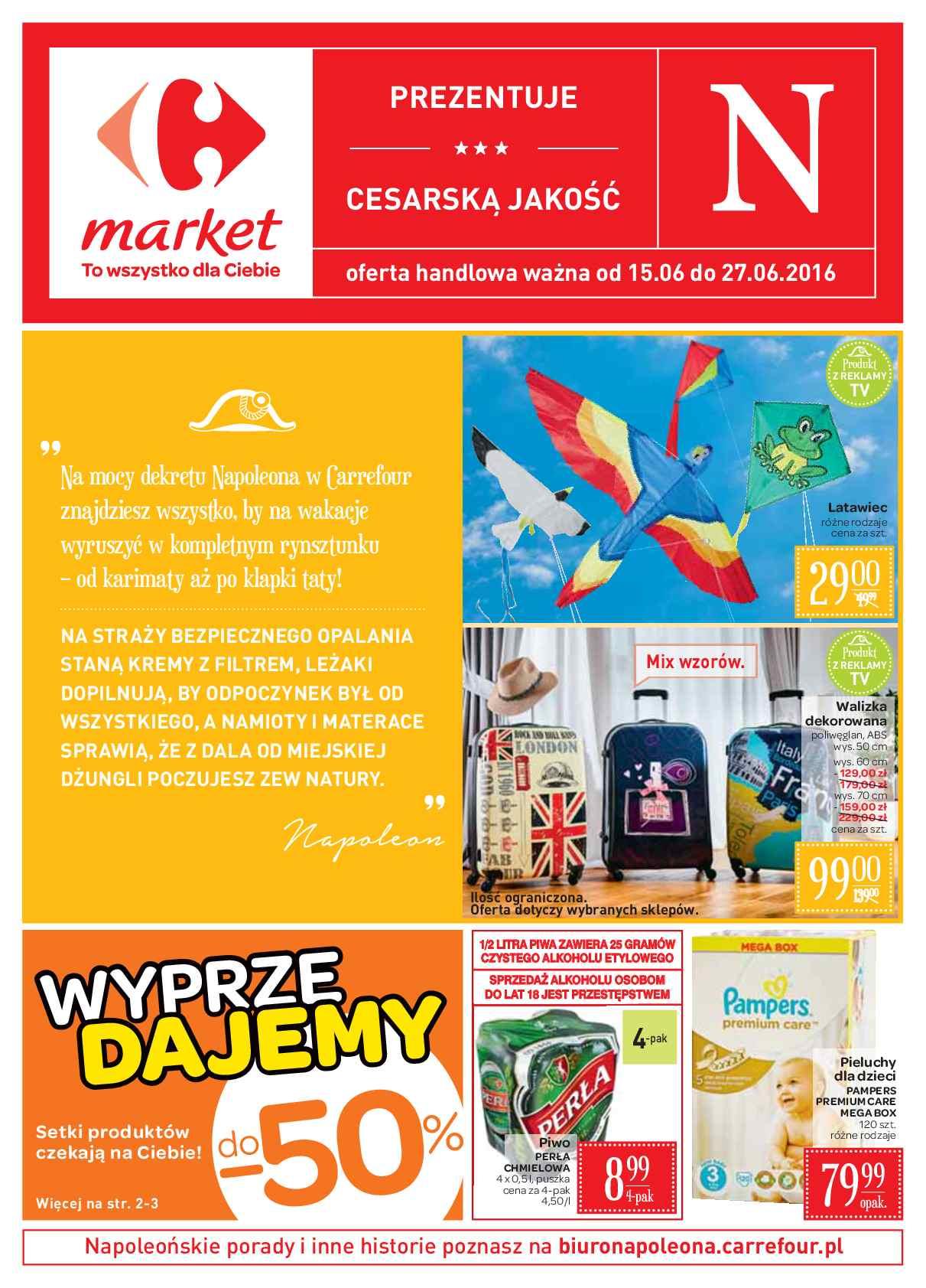 Gazetka promocyjna Carrefour Market do 27/06/2016 str.0