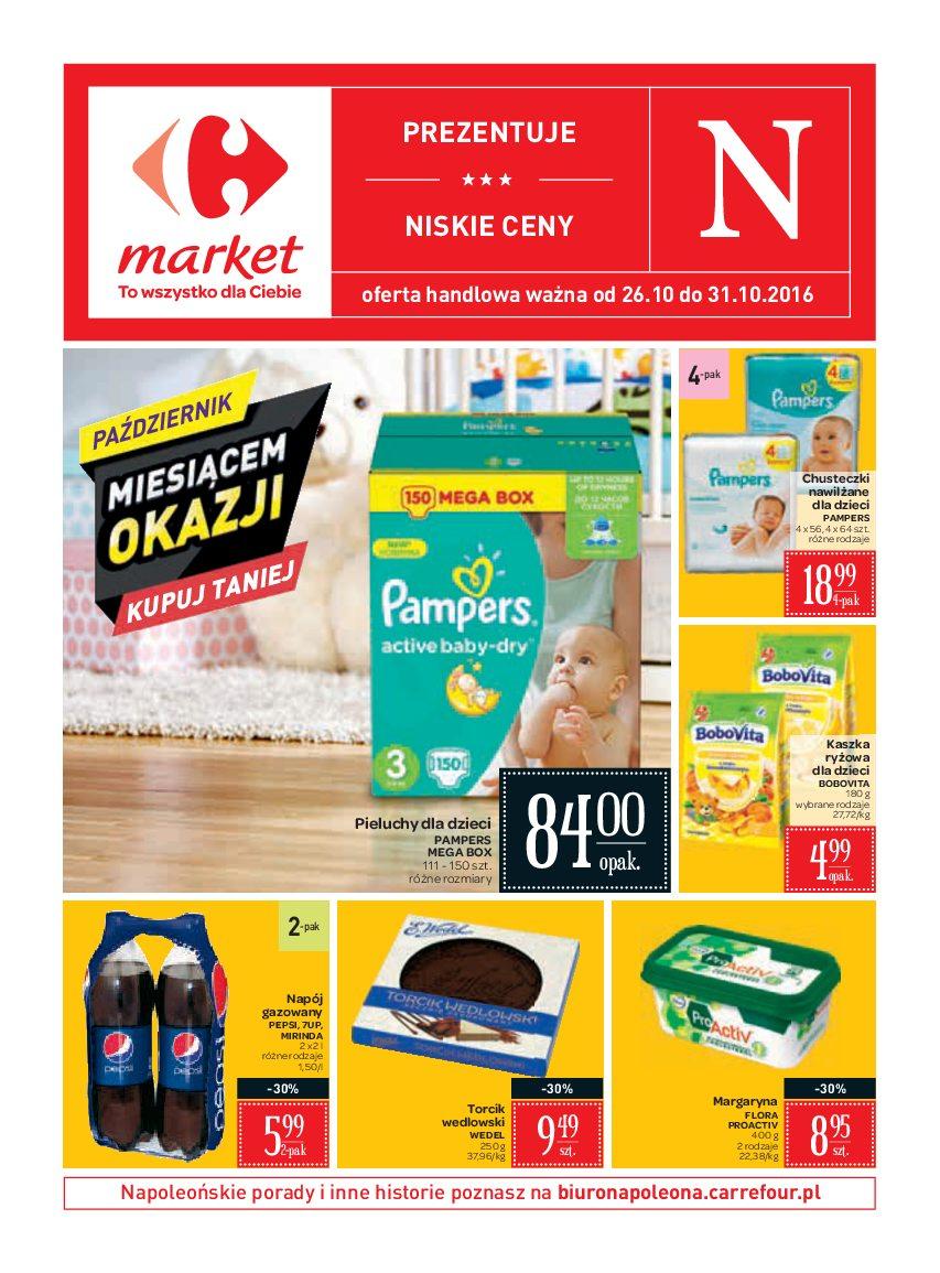 Gazetka promocyjna Carrefour Market do 31/10/2016 str.0