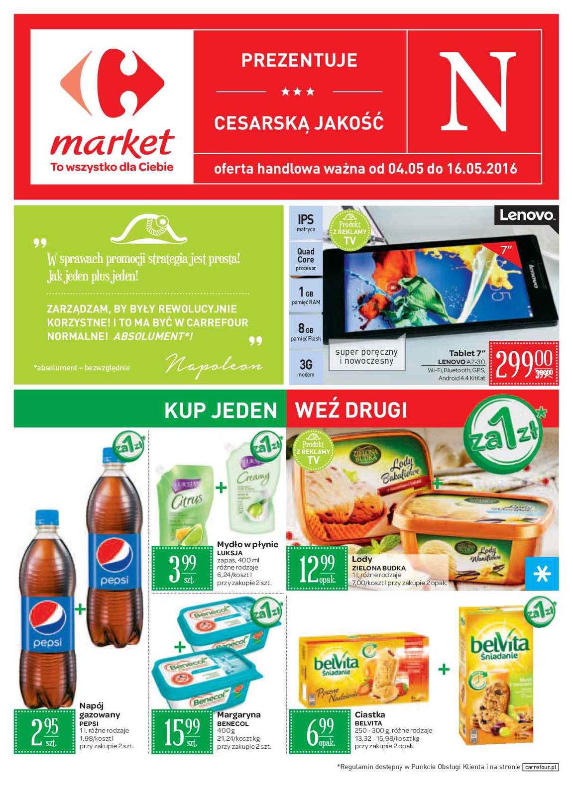 Gazetka promocyjna Carrefour Market do 16/05/2016 str.0