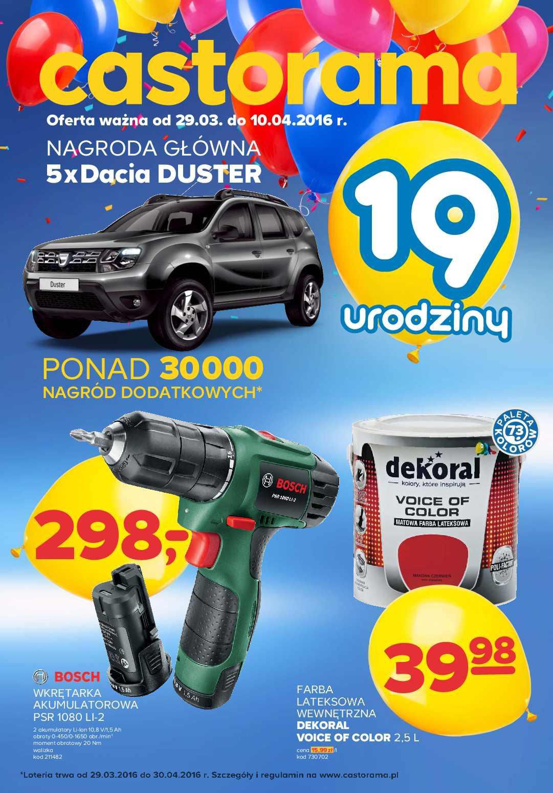 Gazetka promocyjna Castorama do 25/04/2016 str.0