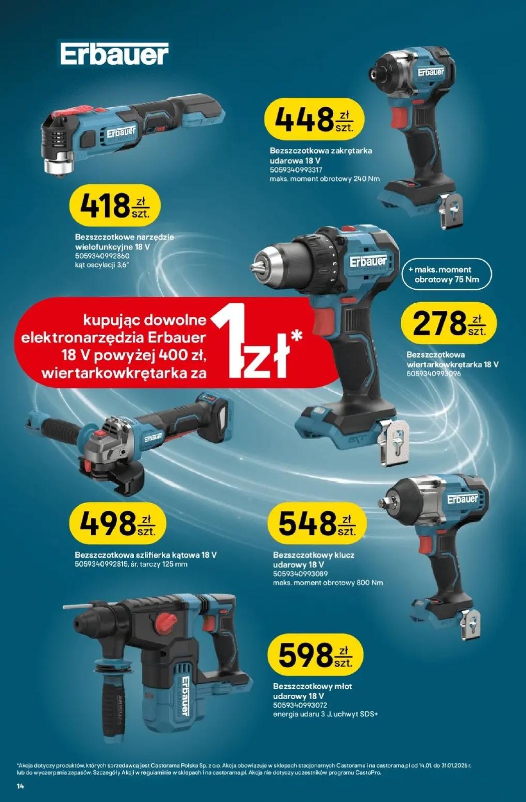 Gazetka promocyjna Castorama do 31/01/2026 str.14