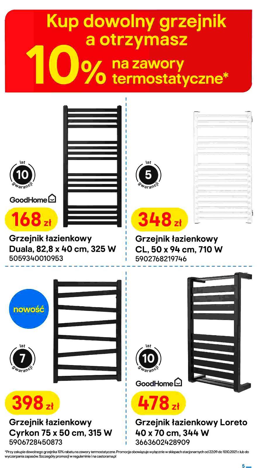 Gazetka promocyjna Castorama do 10/10/2021 str.5