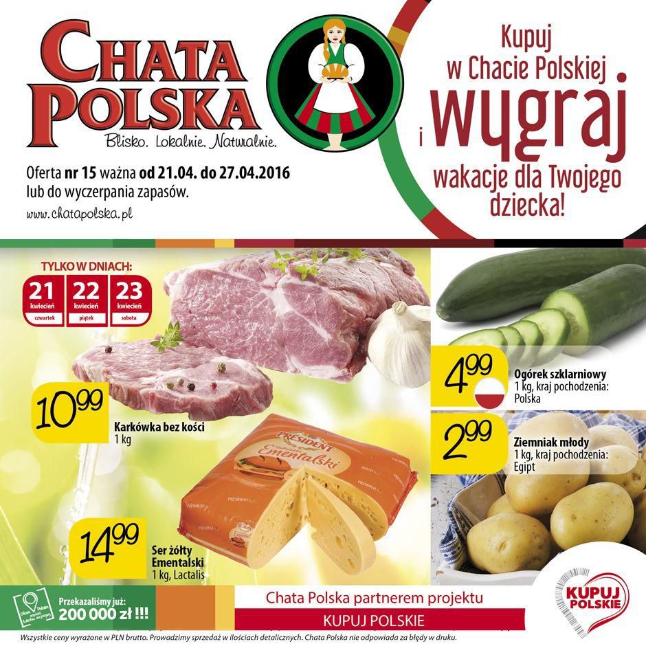 Gazetka promocyjna Chata Polska do 27/04/2016 str.0